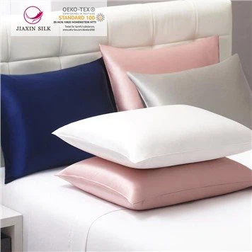 Moethus cas gobennydd sidan gwyn 16/19/22/25/30mm Gyda Zipper