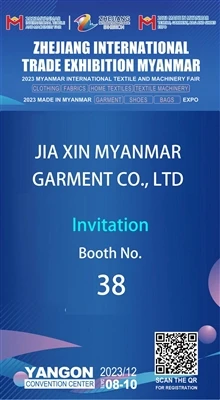 Mae JIXSIN SILK Yn Aros Amdanat Yn Arddangosfa Myanmar
